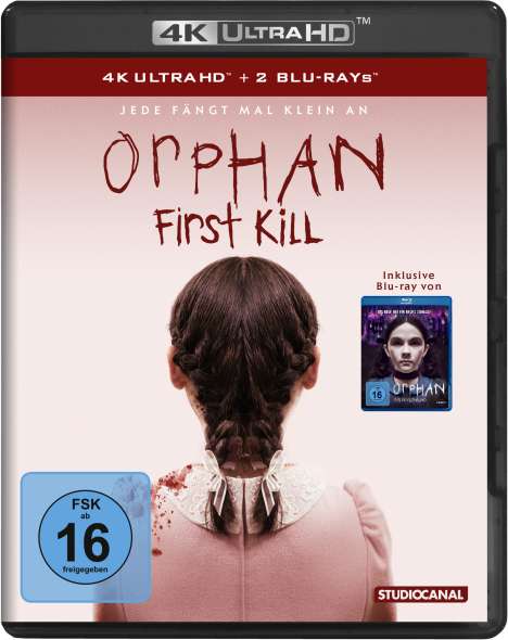 Orphan: First Kill (Ultra-HD Blu-ray &amp; Blu-ray), 1 Ultra HD Blu-ray und 2 Blu-ray Discs