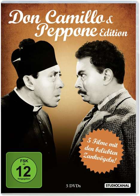 Don Camillo &amp; Peppone Edition, 5 DVDs
