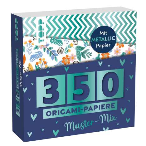 Armin Täubner: 350 Origami-Papiere - Muster-Mix, Diverse