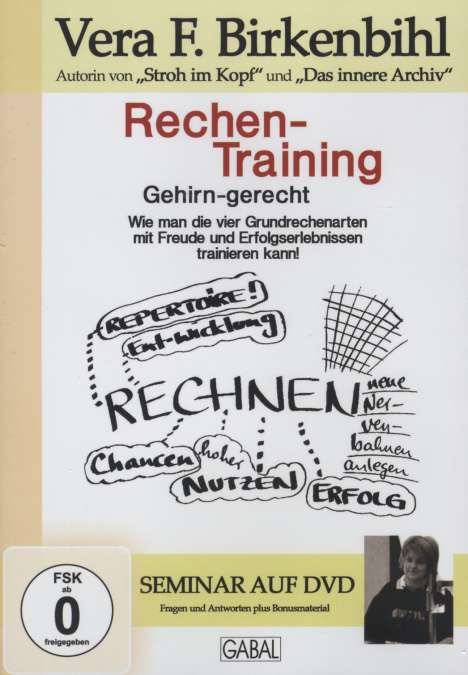 Vera F. Birkenbihl: Rechentraining, Gehirn-gerecht, DVD