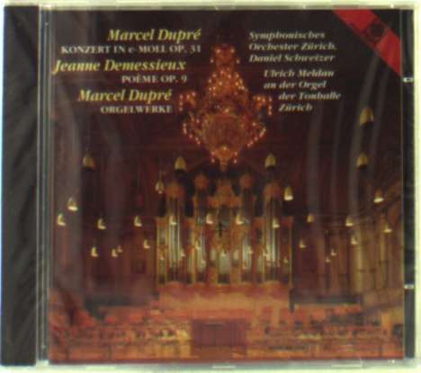 Marcel Dupre (1886-1971): Konzert f.Orgel &amp; Orchester op.31, CD