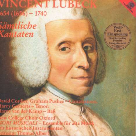 Vincent Lübeck (1654-1740): Sämtliche Kantaten, CD