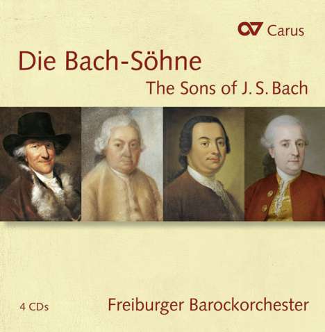 Musik der Bach-Söhne, 4 CDs