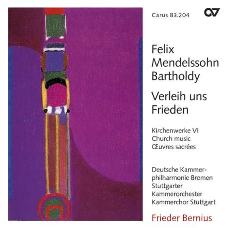 Felix Mendelssohn Bartholdy (1809-1847): Geistliche Chorwerke Vol.6, CD