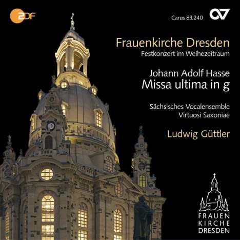 Johann Adolph Hasse (1699-1783): Missa ultima g-moll, CD