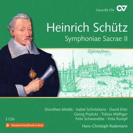 Heinrich Schütz (1585-1672): Symphoniae Sacrae II (Carus Schütz-Edition Vol.18), 2 CDs