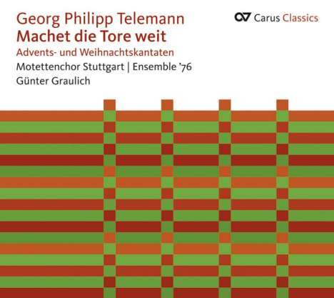 Georg Philipp Telemann (1681-1767): Advents- &amp; Weihnachtskantaten, CD