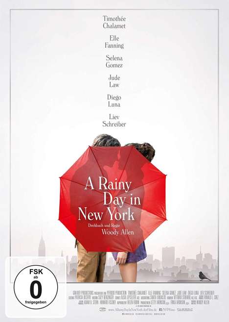 A Rainy Day in New York, DVD
