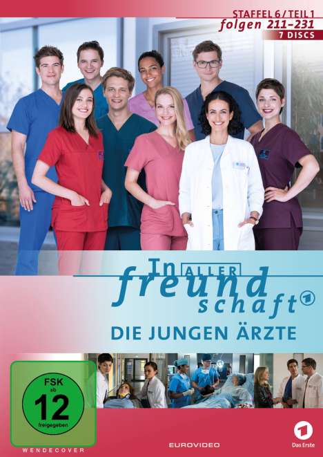 In aller Freundschaft - Die jungen Ärzte Staffel 6 (Folgen 211-231), 7 DVDs