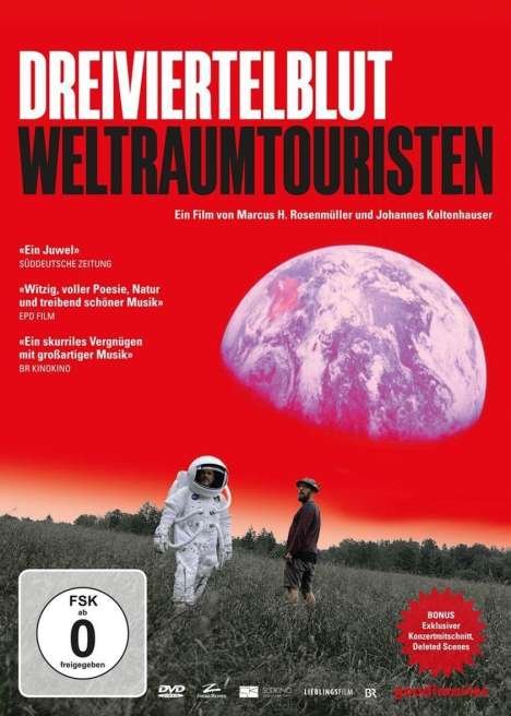 Dreiviertelblut - Weltraumtouristen, DVD