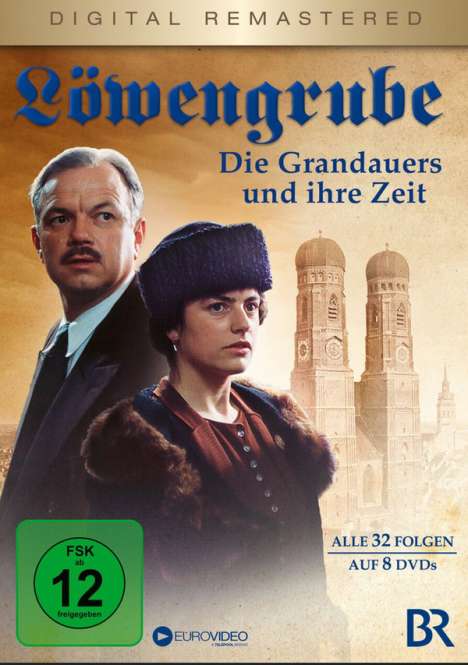 Löwengrube - Die Grandauers und ihre Zeit (Komplette Serie), 8 DVDs