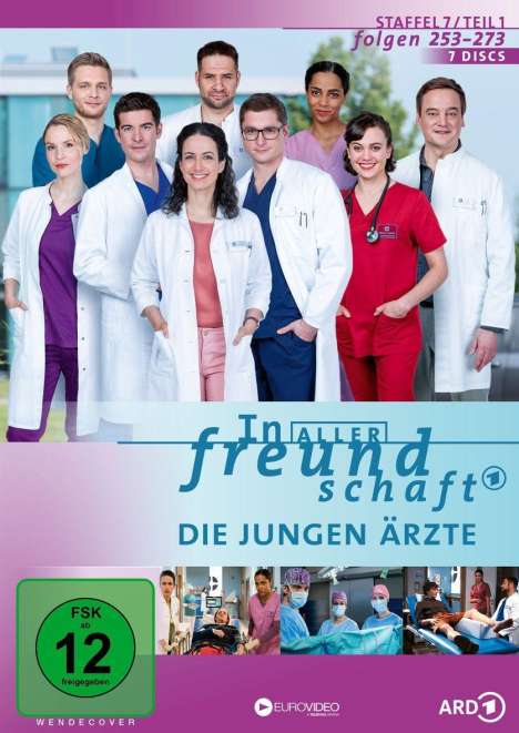In aller Freundschaft - Die jungen Ärzte Staffel 7 (Folgen 253-273), 7 DVDs