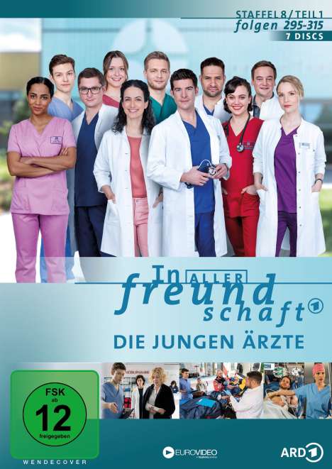 In aller Freundschaft - Die jungen Ärzte Staffel 8 (Folgen 295-315), 7 DVDs