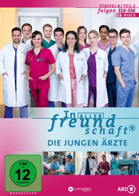 In aller Freundschaft - Die jungen Ärzte Staffel 8 (Folgen 316-336), 6 DVDs