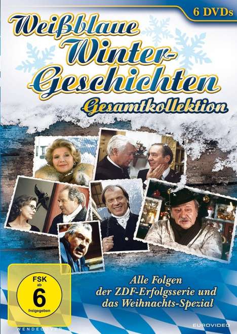 Weißblaue Wintergeschichten (Gesamtkollektion), 6 DVDs