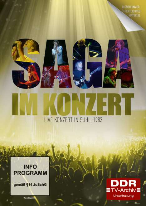 Im Konzert: Saga - Live Konzert in Suhl 1983, DVD