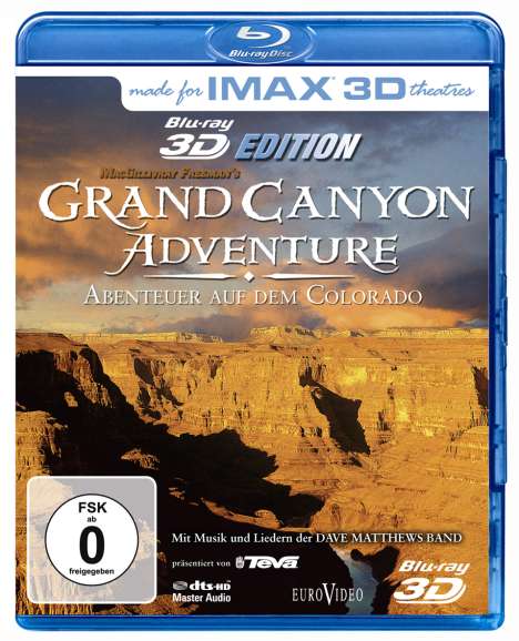 IMAX: Grand Canyon Adventure (3D Blu-ray), Blu-ray Disc
