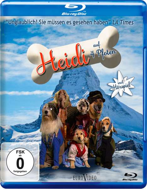 Heidi auf 4 Pfoten (Blu-ray) (mit Hörspiel-CD), Blu-ray Disc
