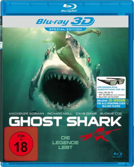 Ghost Shark (3D Blu-ray), Blu-ray Disc