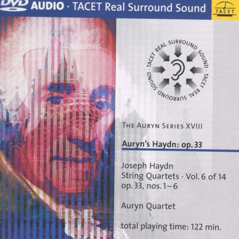 Joseph Haydn (1732-1809): Streichquartette Nr.37-42 (op.33 Nr.1-6), DVD-Audio