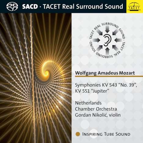 Wolfgang Amadeus Mozart (1756-1791): Symphonien Nr.39 &amp; 41, Super Audio CD