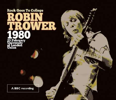 Robin Trower: Rock Goes To College: Live 1980 (DVD + CD), 1 DVD und 1 CD