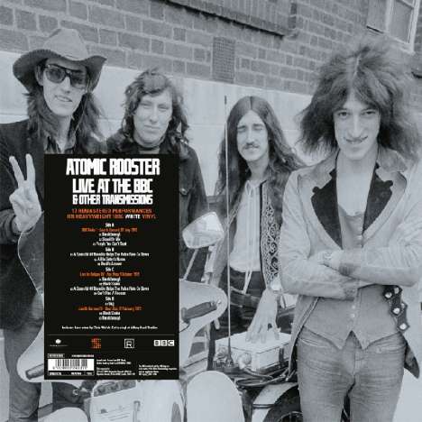 Atomic Rooster: On Air - Live At The BBC (remastered) (180g) (White Vinyl), 2 LPs