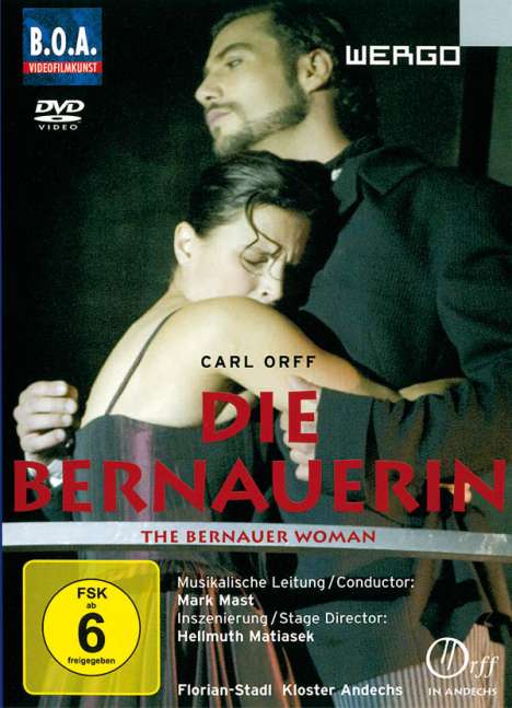 Carl Orff (1895-1982): Die Bernauerin (Ein bairisches Stück), DVD