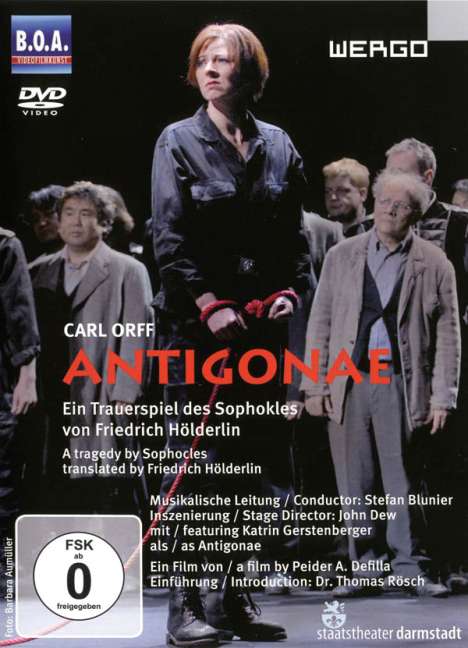 Carl Orff (1895-1982): Antigone (Tragödie von Sophokles), DVD