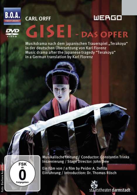 Carl Orff (1895-1982): Gisei - Das Opfer, DVD
