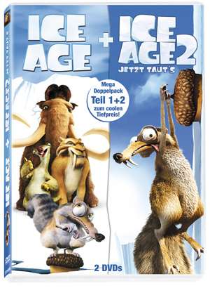 Ice Age &amp; Ice Age 2, 2 DVDs