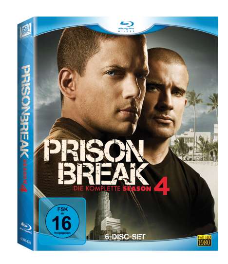 Prison Break Season 4 (Blu-ray), 6 Blu-ray Discs