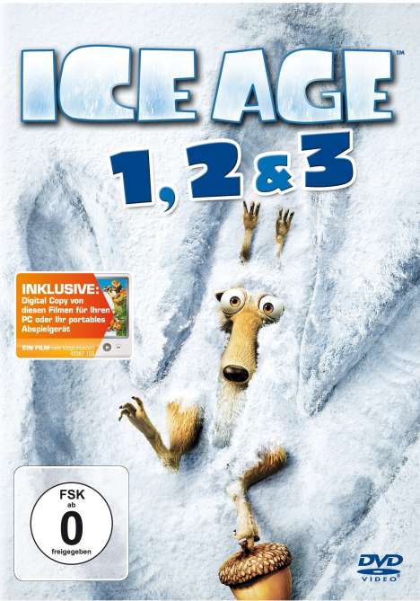 Ice Age 1-3, 3 DVDs