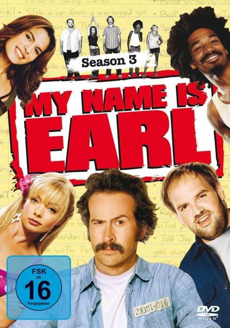 My Name Is Earl Season 3, 4 DVDs