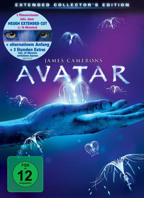 Avatar (Extended Collector's Edition), 3 DVDs