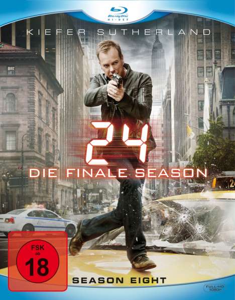 24 Season 8 (finale Staffel) (Blu-ray), 6 Blu-ray Discs