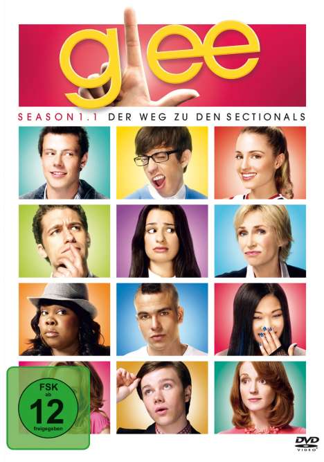 Glee Season 1 Box 1, 3 DVDs