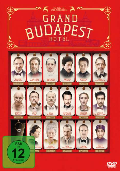Grand Budapest Hotel, DVD