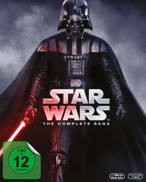 Star Wars: Complete Saga I-VI (Blu-ray), 9 Blu-ray Discs