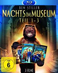 Nachts im Museum 1-3 (Blu-ray), 3 Blu-ray Discs