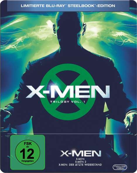 X-Men Trilogie Vol. 1 (Teil 1-3) (Blu-ray im Steelbook), 3 Blu-ray Discs
