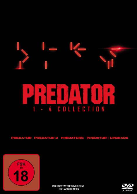 Predator 1-4 Collection, 4 DVDs