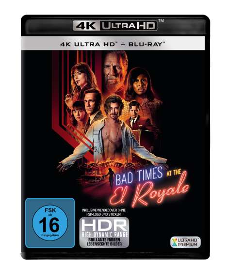 Bad Times at the El Royale (Ultra HD Blu-ray &amp; Blu-ray), 1 Ultra HD Blu-ray und 1 Blu-ray Disc