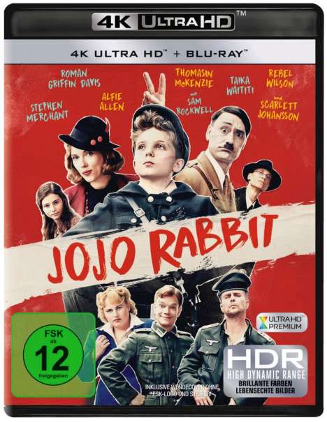 Jojo Rabbit (Ultra HD Blu-ray &amp; Blu-ray), 1 Ultra HD Blu-ray und 1 Blu-ray Disc