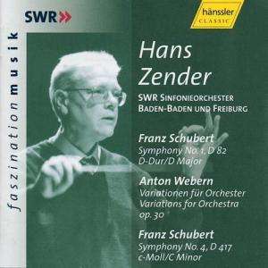 Hans Zender dirigiert das SWR Sinfonieorchester Baden-Baden und Freiburg, CD
