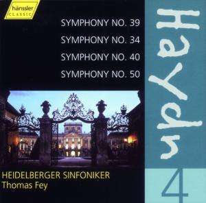 Joseph Haydn (1732-1809): Symphonien Nr.34,39,40,50, CD