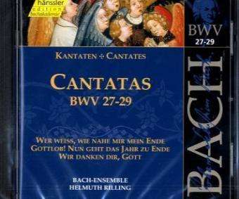 Johann Sebastian Bach (1685-1750): Die vollständige Bach-Edition Vol.9 (Kantaten BWV 27-29), CD