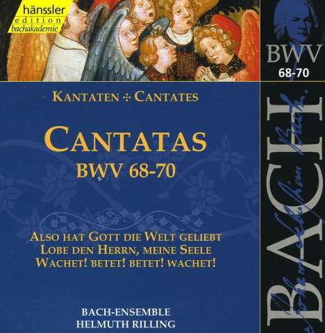 Johann Sebastian Bach (1685-1750): Die vollständige Bach-Edition Vol.22 (Kantaten BWV 68-70), CD