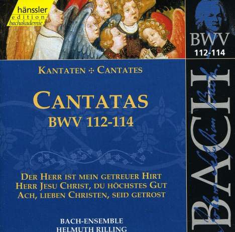 Johann Sebastian Bach (1685-1750): Die vollständige Bach-Edition Vol.36 (Kantaten BWV 112-114), CD