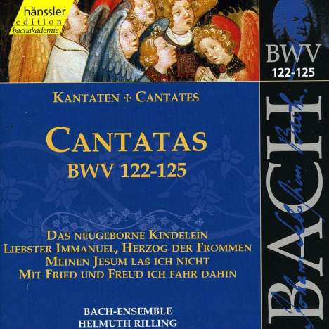 Johann Sebastian Bach (1685-1750): Die vollständige Bach-Edition Vol.39 (Kantaten BWV 122-125), CD